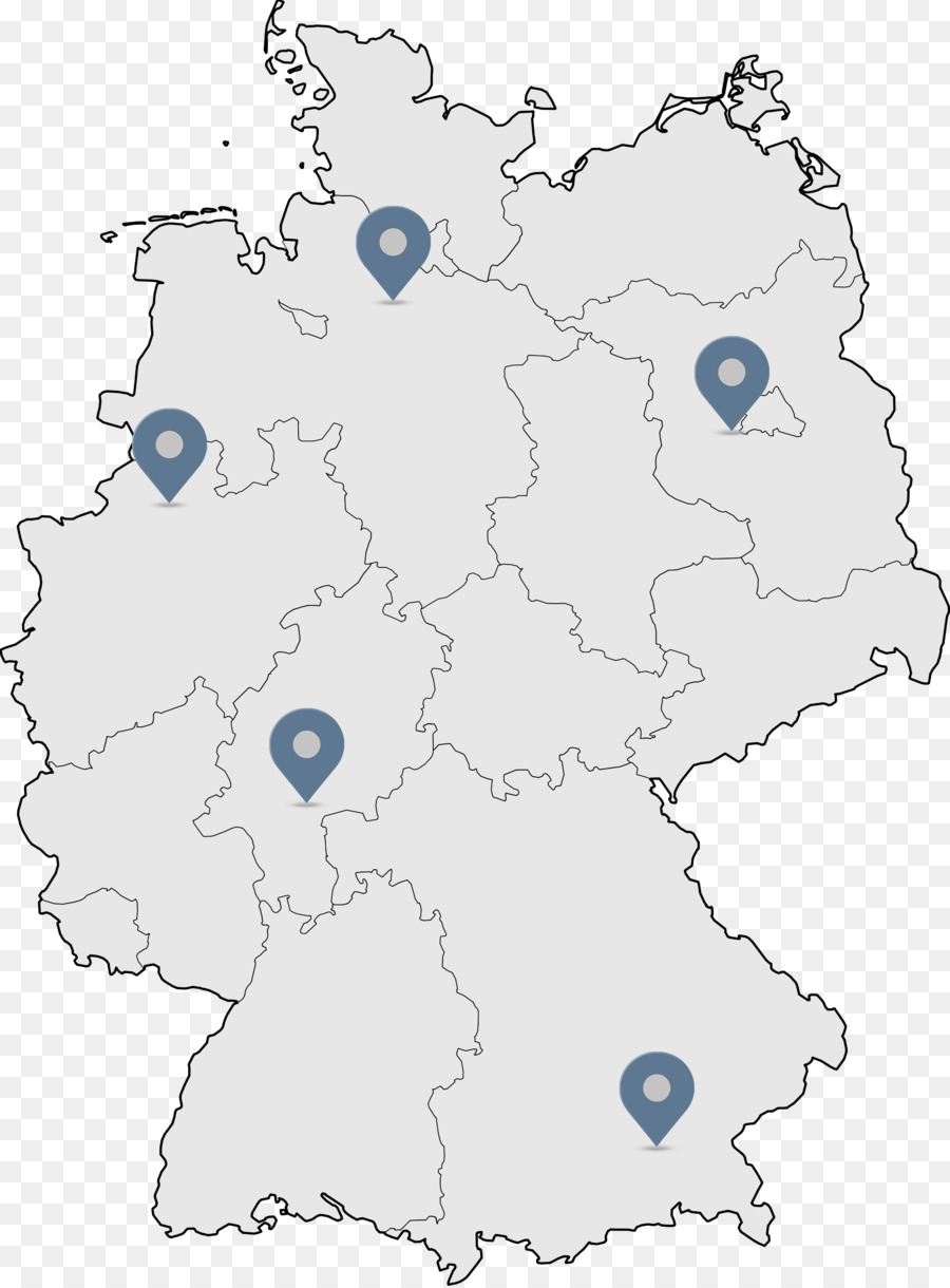 Brandenburg an der Havel Koblenz Leere Karte Administrative Aufteilung - Deutschland team