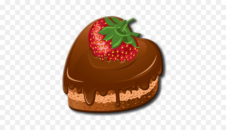 Erdbeer-Cupcake Schokoladen-Kuchen Clip art - Erdbeere