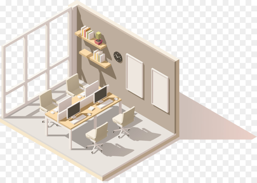 Schrank Büro & Schreibtisch-Stühle - Gebäude