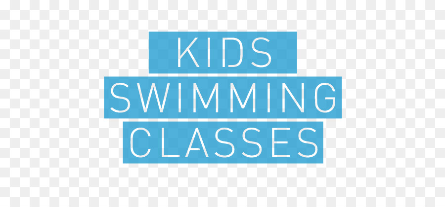 Logo Marke Font Line Produkt - die Kinder lernen zu schwimmen