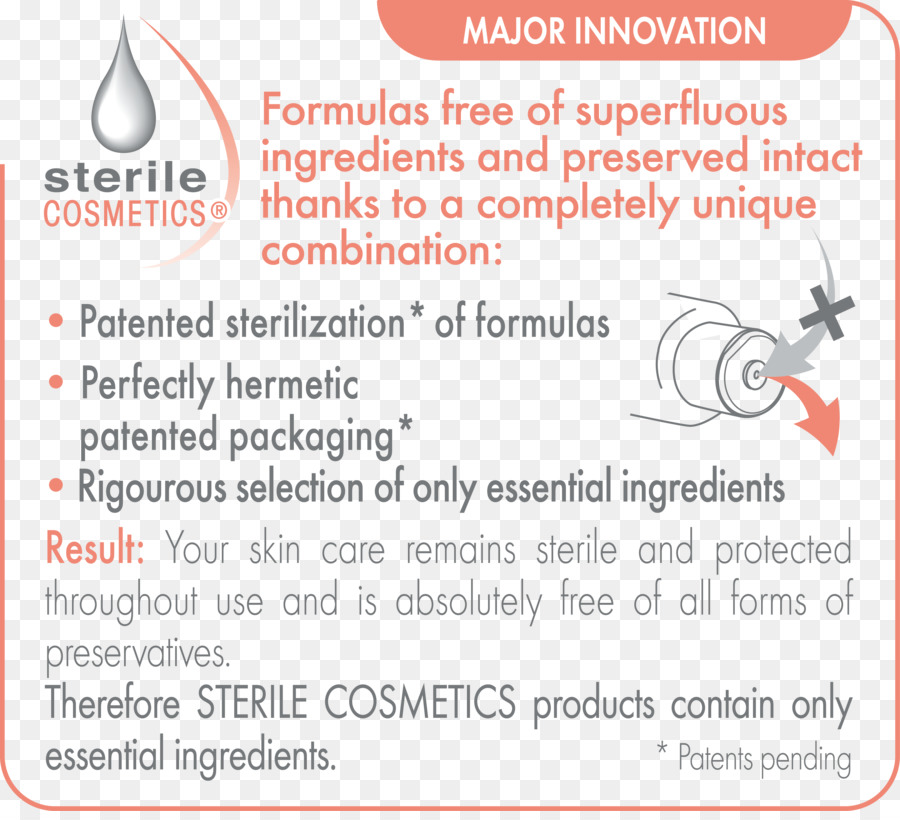 Avène Wirkstoff-Kosmetik-Produkt-Verpackungen und Kennzeichnung - Sterilität