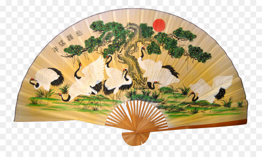 Mano fan di Carta adesivo arti Decorative - bambù giapponese