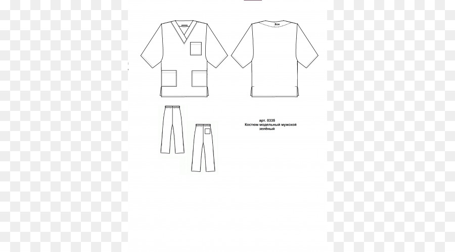 T-shirt-Muster-Skizze Kleid Kragen - T Shirt