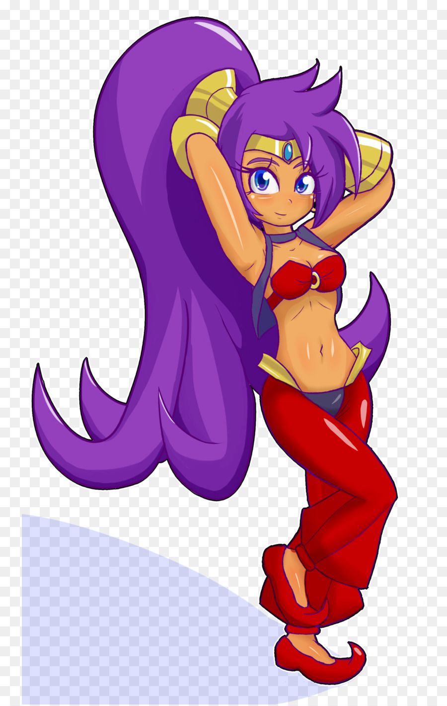 Shantae và các Cướp biển là lời Nguyền Của Hoạ Clip nghệ thuật - Shantae