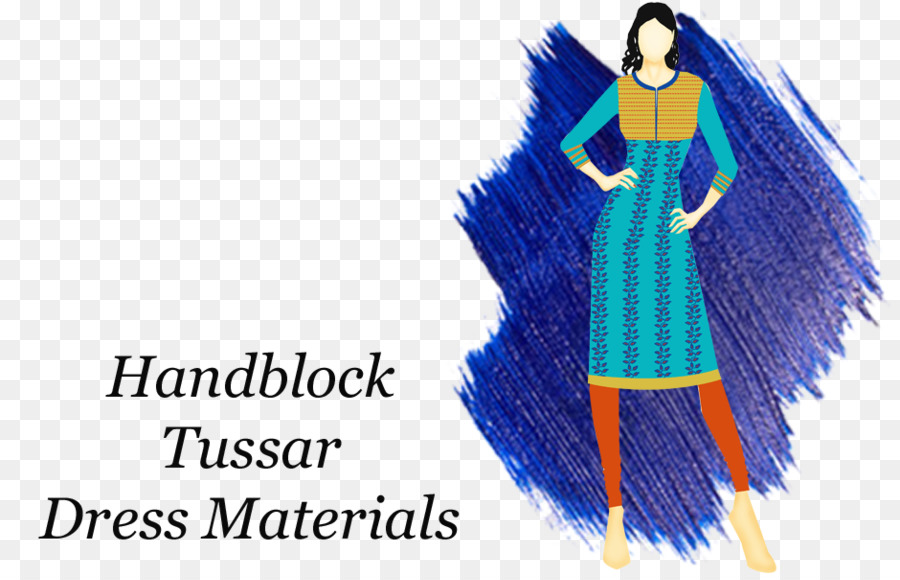 Kleidung Handloom Sari Anzug Tussar Seide - Anzug