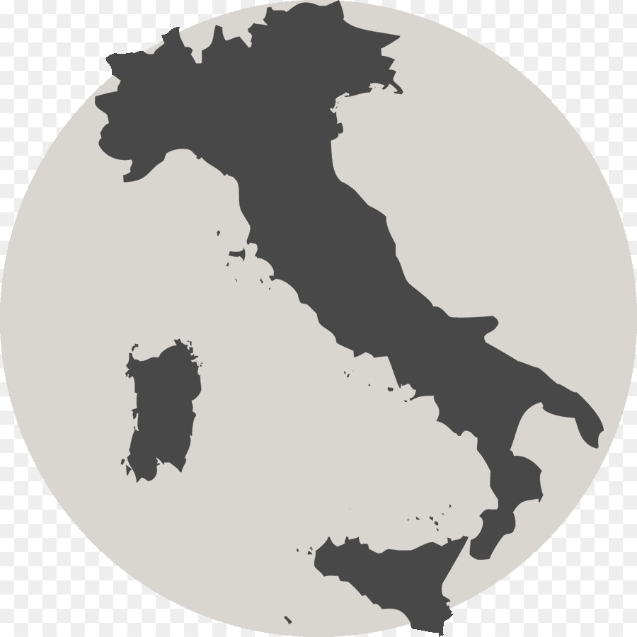 Regioni di Italia mappa del Mondo di grafica Vettoriale, Clip art - mappa