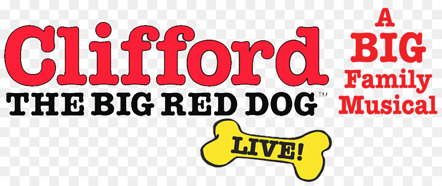 Clifford the Big Red Dog Logo Marke Schriftart - Hund