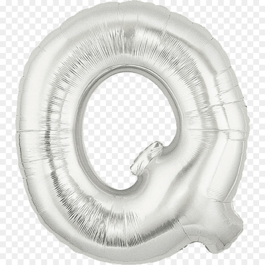 Mylar Ballon BoPET-Aluminium-Folie Silber - Buchstaben q