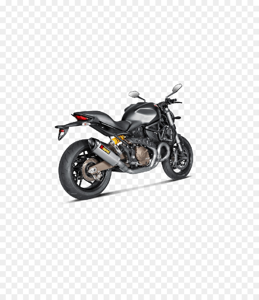 Abgasanlage die Akrapovič Monster 821 und Ducati Monster 1200 Motorrad - Motorrad