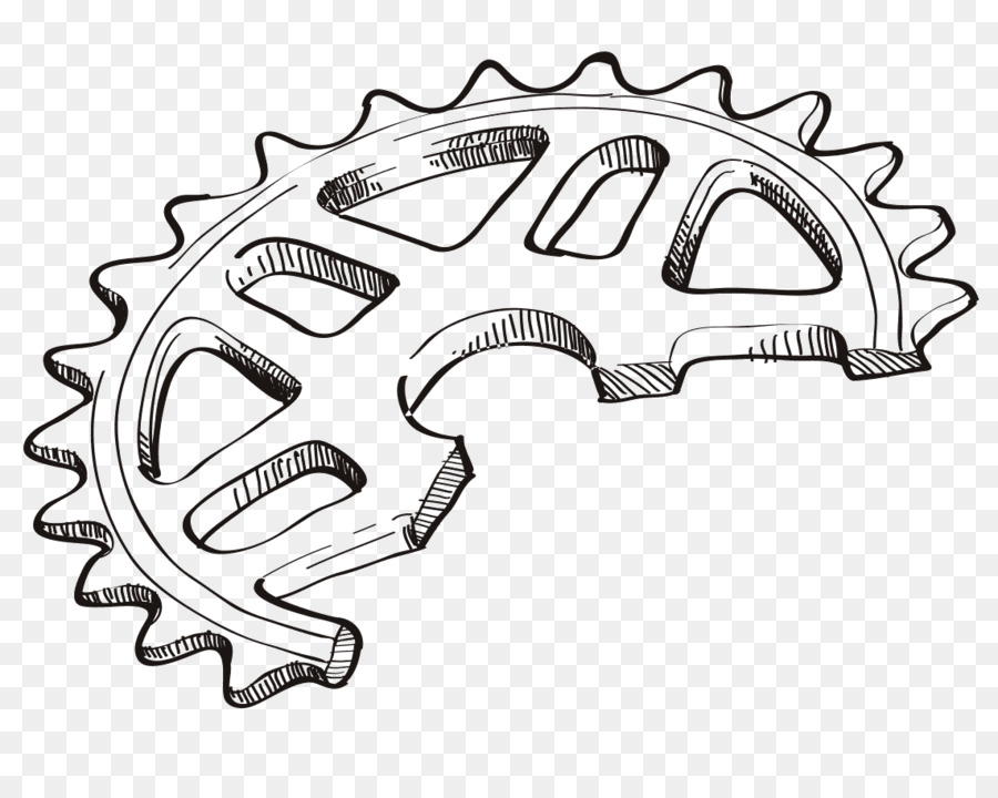 bike chain drawing