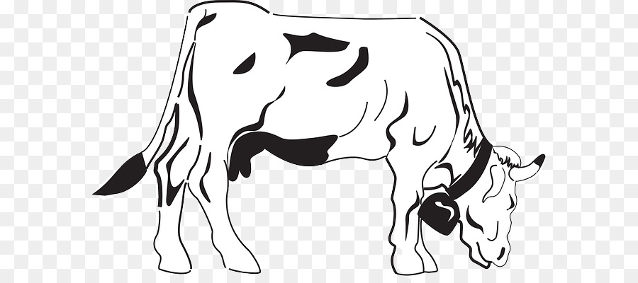 Il Pascolo del bestiame clipart libro da Colorare di Bestiame - branco di mucca clipart