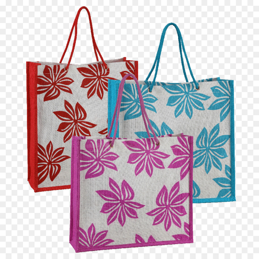 Tote bag Jute Shopping-Taschen & Trolleys Material hessische Stoff - Tasche