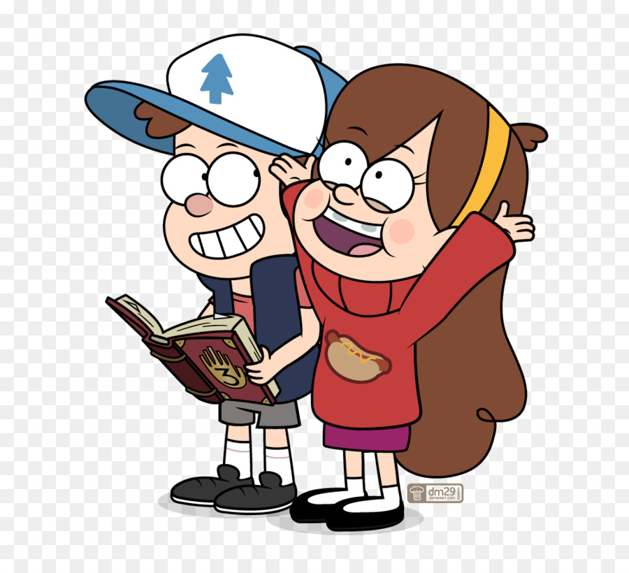 Dipper Pines Mabel Pines Charakter, Fan-Kunst-Twin - Gravity fällt Mabel