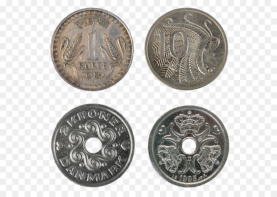 Đồng xu Tiền đồ Họa Mạng Di động đan mạch krone Ấn độ rupee - Đồng xu
