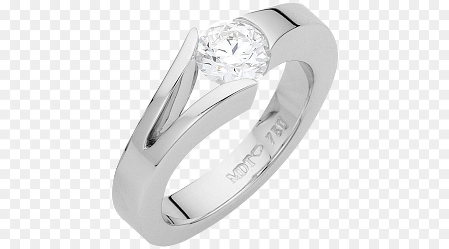 Verlobungsring Diamant Prinzessin Schnitt - Ring