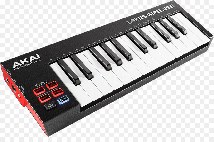 Akai Professional LPK25 Computer Tastatur, MIDI keyboard MIDI Controller - akai sound Karte