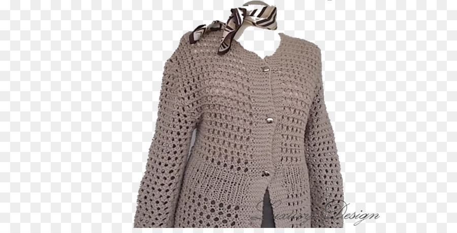 Strickjacke Wolle - Luxus Muster