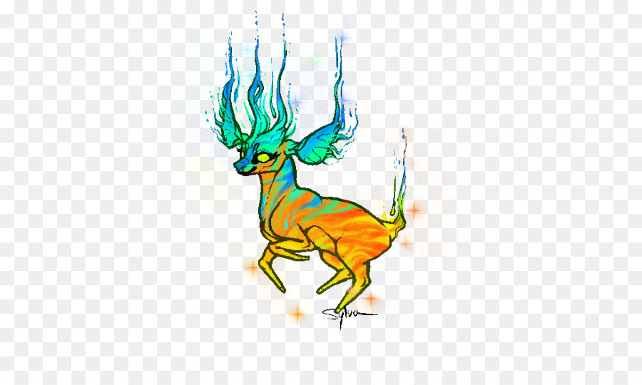 Rentiere clipart Antilope Illustration Säugetier - Rentier