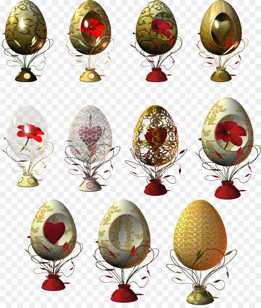 Uovo di pasqua di ornamento di Natale Clip art - uovo