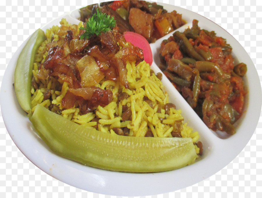 Kabsa Biryani mediterrane Küche Pilaw Reis und curry - hähnchenspieß
