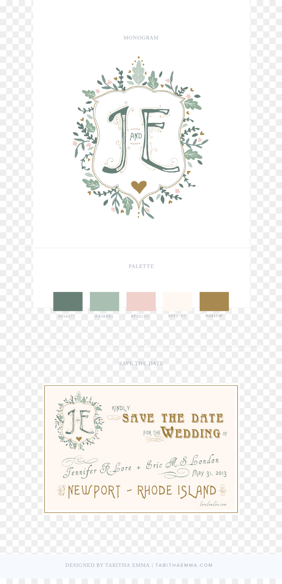 Produkt-design-Logo-Papier Marke Schriftart - Hochzeit details