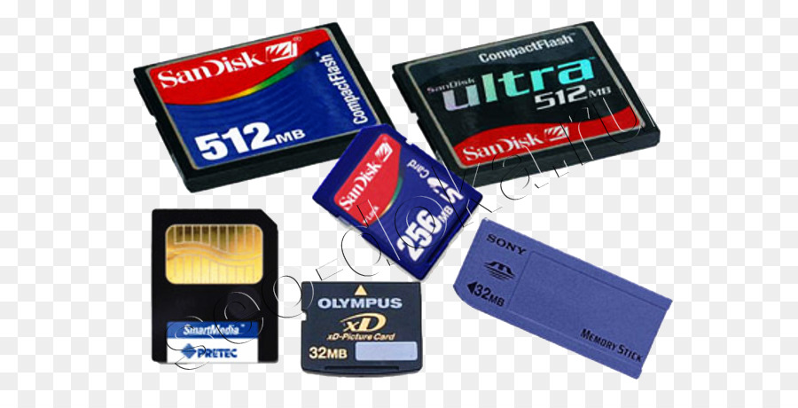 Secure Digital Flash-Speicherkarten, xD-Picture Card, MicroSD-Memory Stick - Kamera