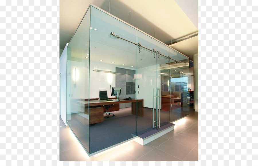 Glas Tür Office Wand Aufbau - Showroom