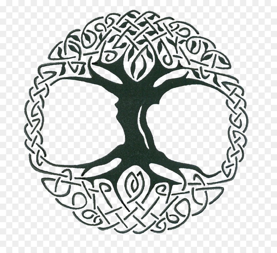 Cây sự sống hình Xăm Celtic Loại Celtic cây thánh - cây