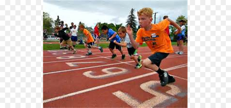 Sprint di Lunga distanza in esecuzione Medio-distance running Track & Field, Sport - traccia di campo