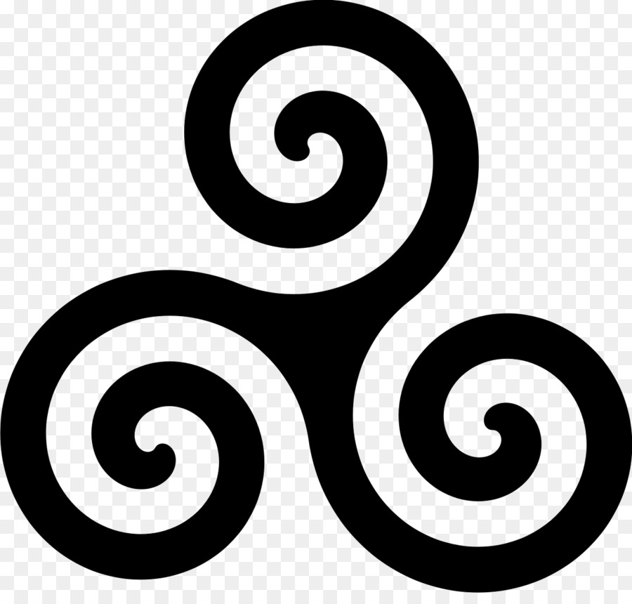 Triskelion Symbol keltischer Knoten Kelten Triquetra - Symbol