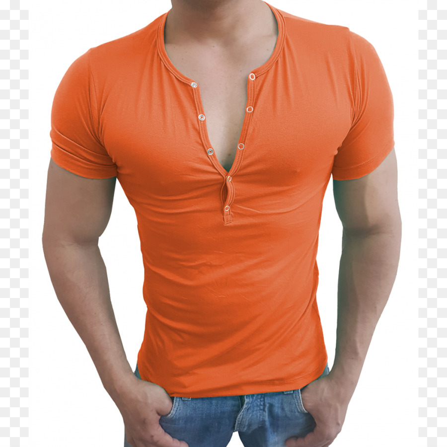 T shirt Bluse Sleeve Henley shirt - T Shirt