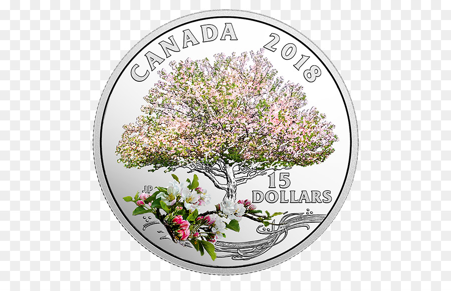 Kanada Silbermünze der Royal Canadian Mint - Apfel Minze
