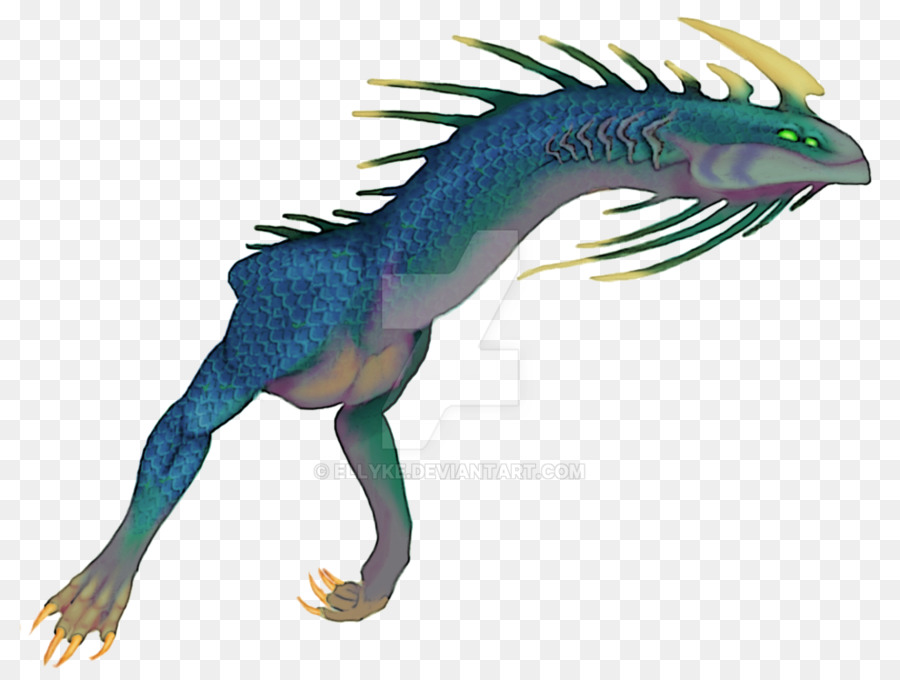 Velociraptor Tier - chinesische Wasser Drachen Zeichnung