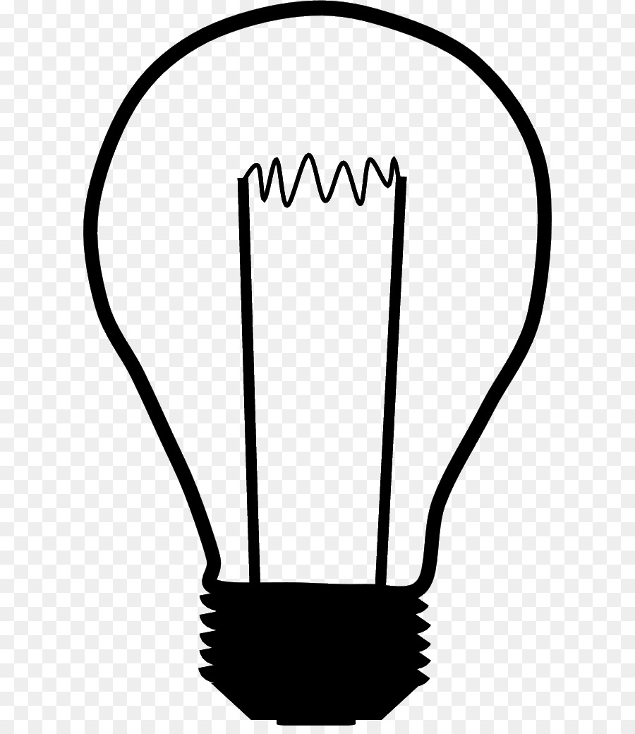 Glühlampe Glühbirne Clip art Zeichnung-Lampe - Licht