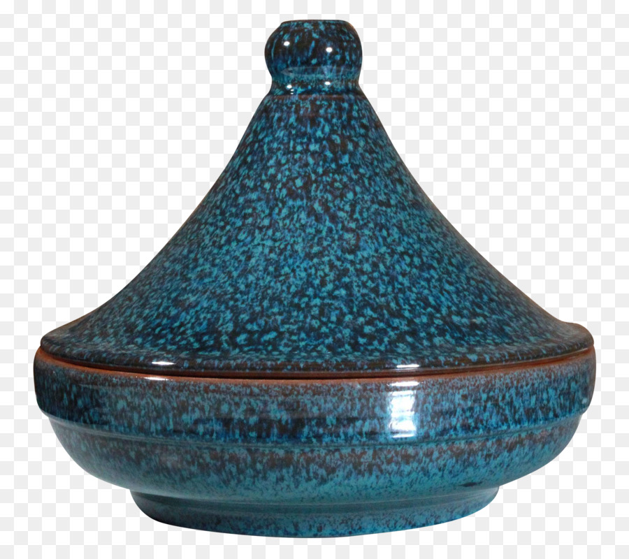 Keramik Kobalt Blaue Keramik Geschirr Artefakt - Risse