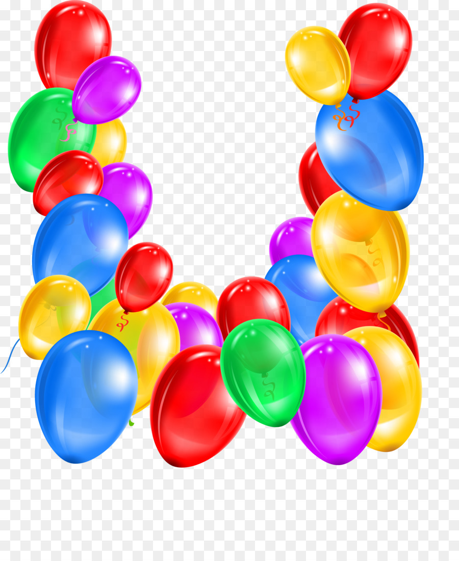 Ballon clipart Bild Portable Network Graphics Geburtstag - Luftballons.png