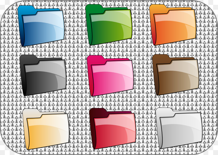 Directory Colore Icone del Computer Computer file di Clip art - variabile vettoriale