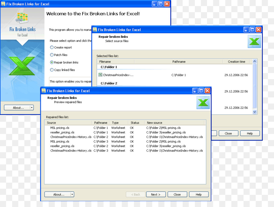 Programma per Computer pagina Web Multimediali Screenshot - link interrotto
