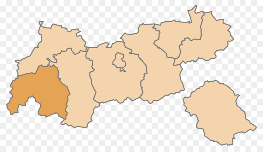 Innsbruck Landeck Kufstein Spiss Distretto di Lienz - mappa