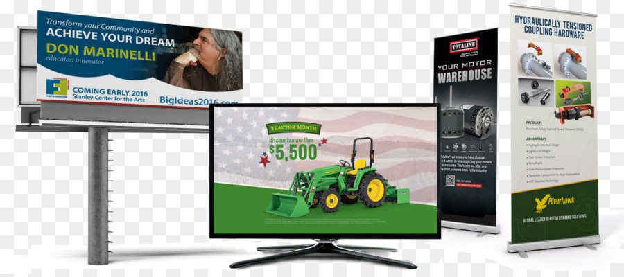 Computer-Monitore-Banner, Multimedia-Kommunikation, Werbung - kreative Dienste
