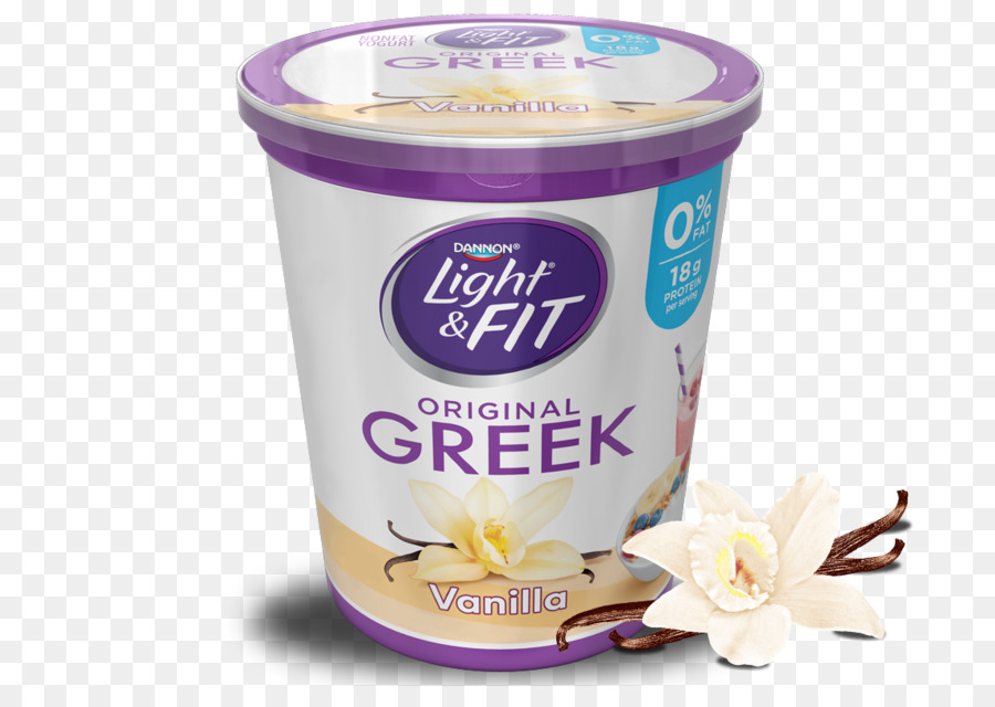 Griechischer Joghurt Eiskaffee griechischer Küche-Joghurt Weiße Schokolade - Vanille
