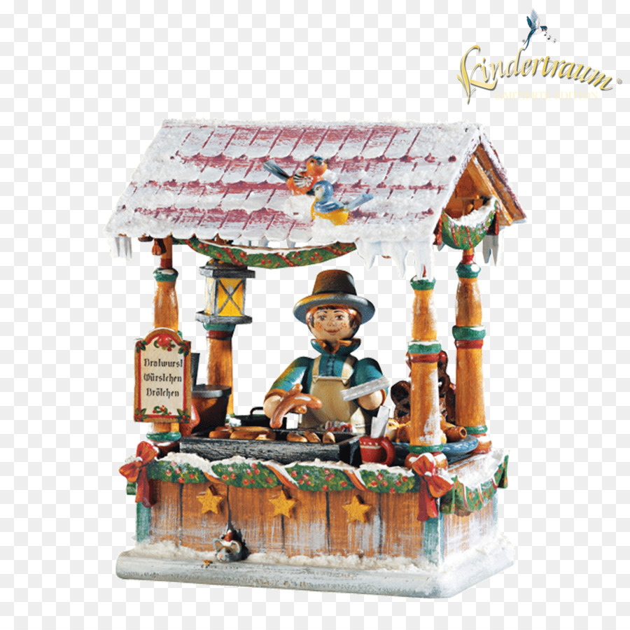 Bratwurst Giorno di Natale in Germania con vin Brulé, ornamento di Natale - sogno d'infanzia