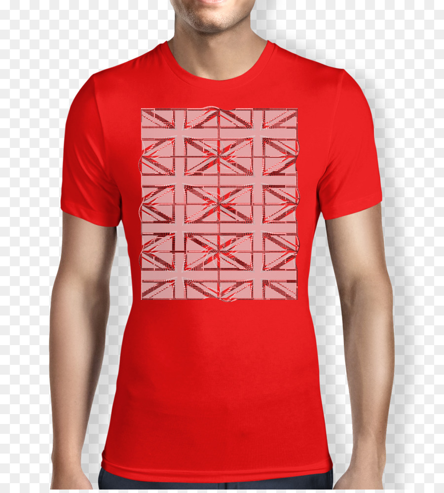 T shirt Felpa Abbigliamento Manica - Rosso T-shirt Design