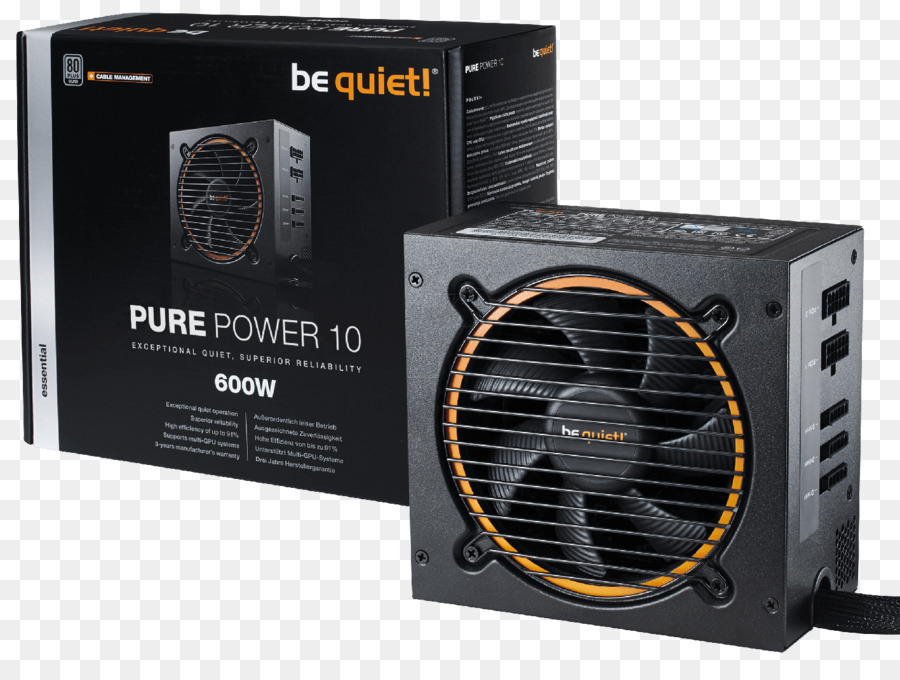 Netzteil BeQuiet be quiet! Pure Power 10 ATX12V   /EPS12V Netzteil BN270 Stromrichter Be Quiet! be quiet PURE POWER 9 300W - Jahre der Ruhe