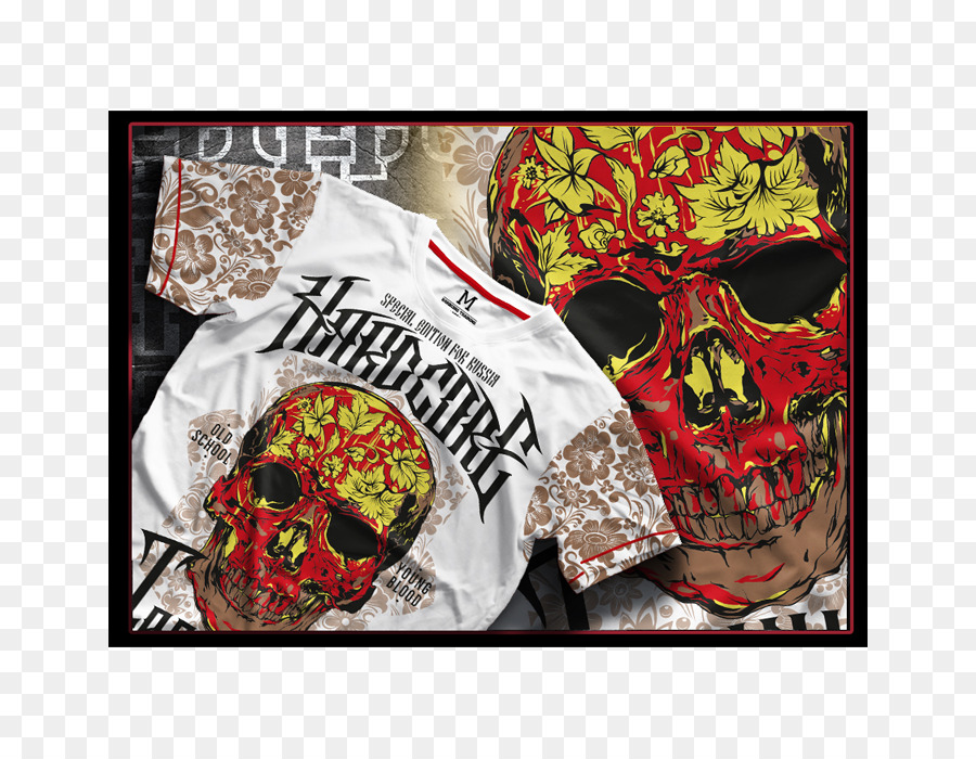 T-shirt Skull Sleeve Boxen Textil - T Shirt