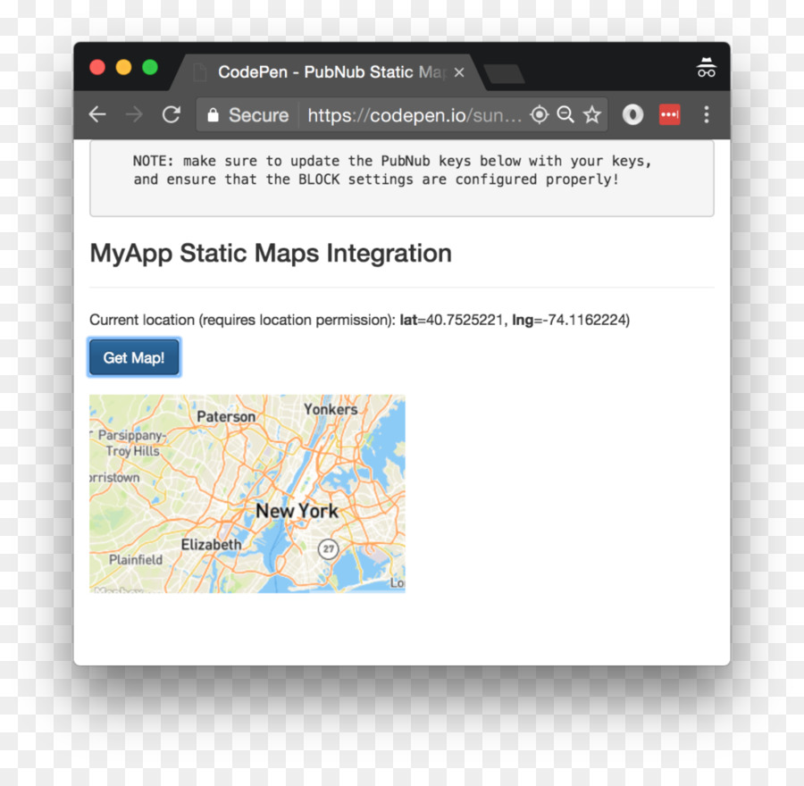 Python Debugger di gestione delle Eccezioni Pallone W3C API di Geolocalizzazione - mappa