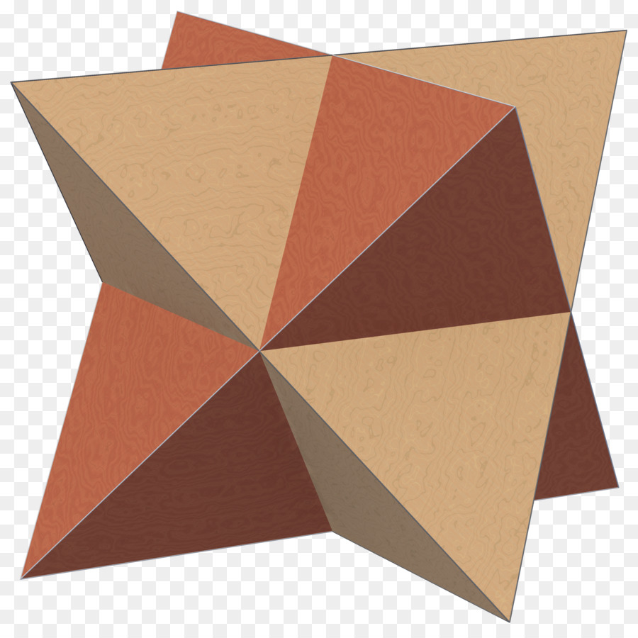 Composto di due tetraedri Tetraedro Stellated ottaedro solidi Platonici - triangolo
