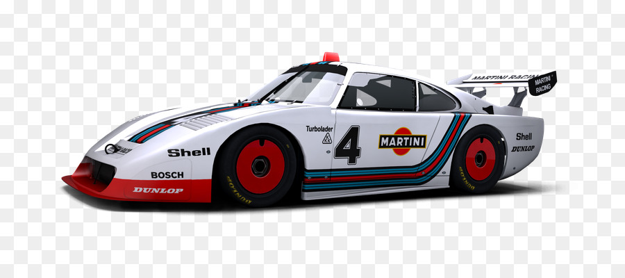 Sportwagen-Rennen Porsche Sports prototype - Martini Racing