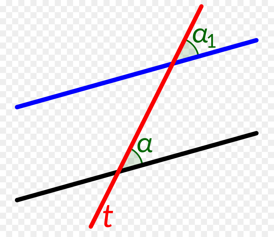 Parallel Transversal-Linie-Winkel-Mathematik - Linie