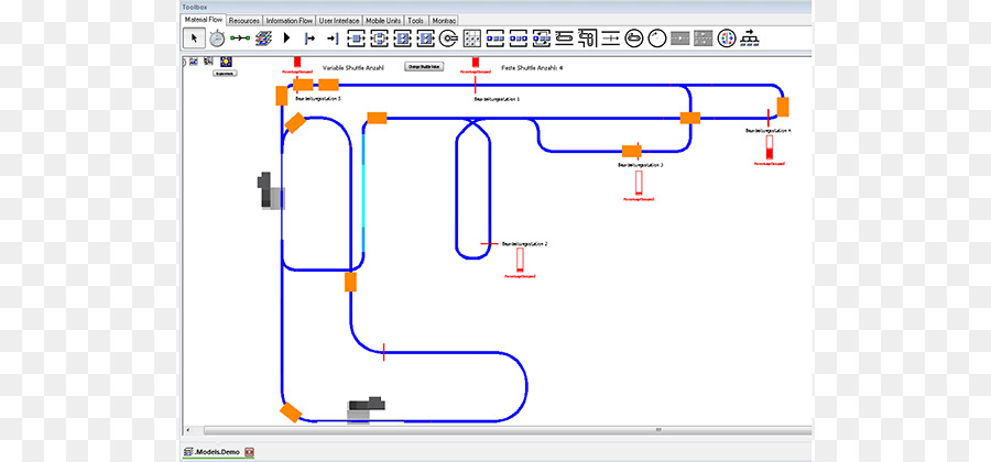 Visualisierung Simulation Real time computing Prozess Diagramm - Roboter Leiter